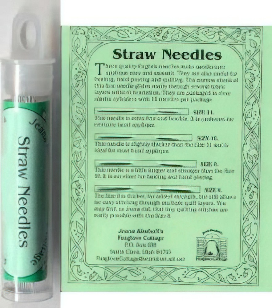 Foxglove Cottage Milliners - Straw Needle - Size 11