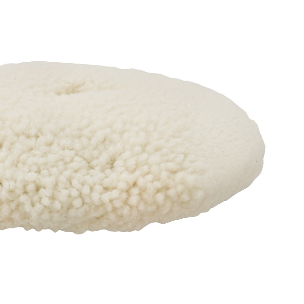 7" Wool Buffing Pad Hook Loop for Car Polisher Pad Compound Backing Plate