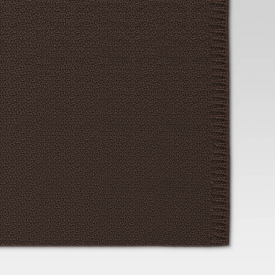 Threshold 70x50" Solid Knitted Oversized Warm Knit Throw Blanket OEKO-TEX, Gray