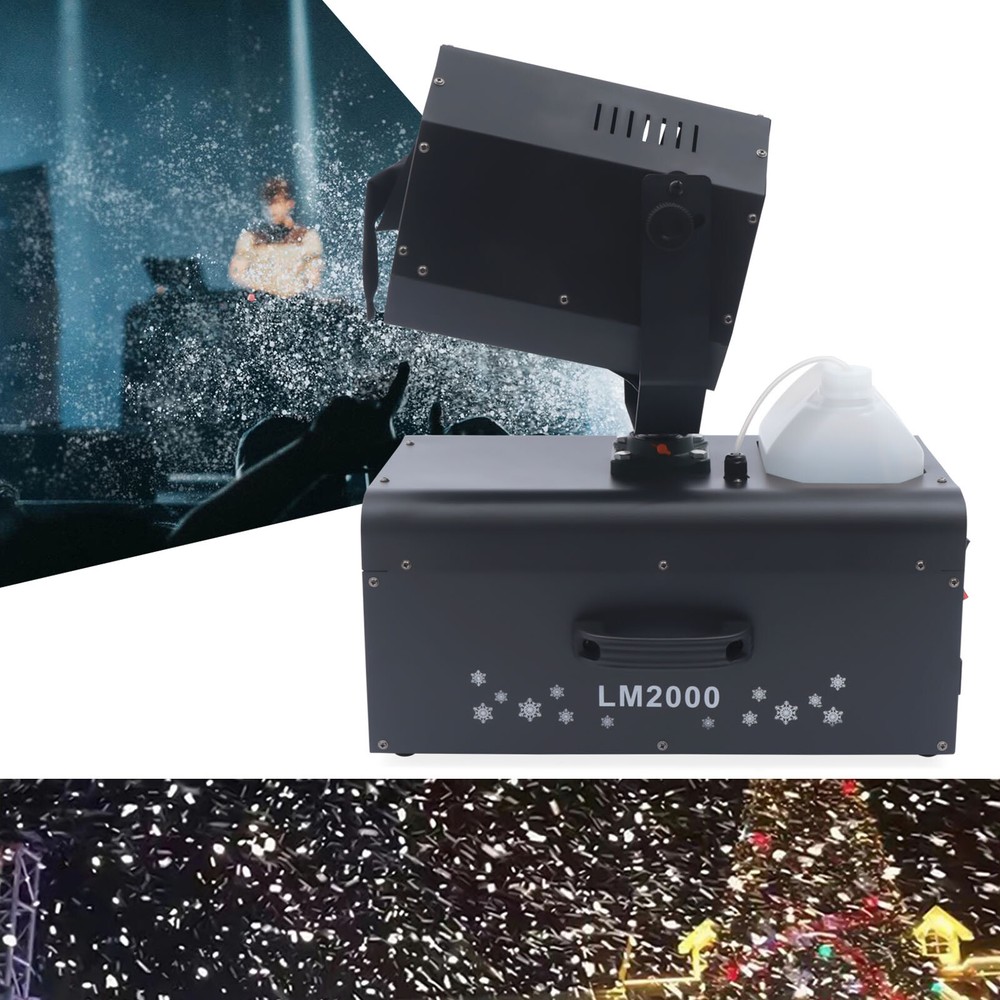 Stage Effect Snowflake Machine Snow Spraying Snow Maker Blowing Machine 2000W