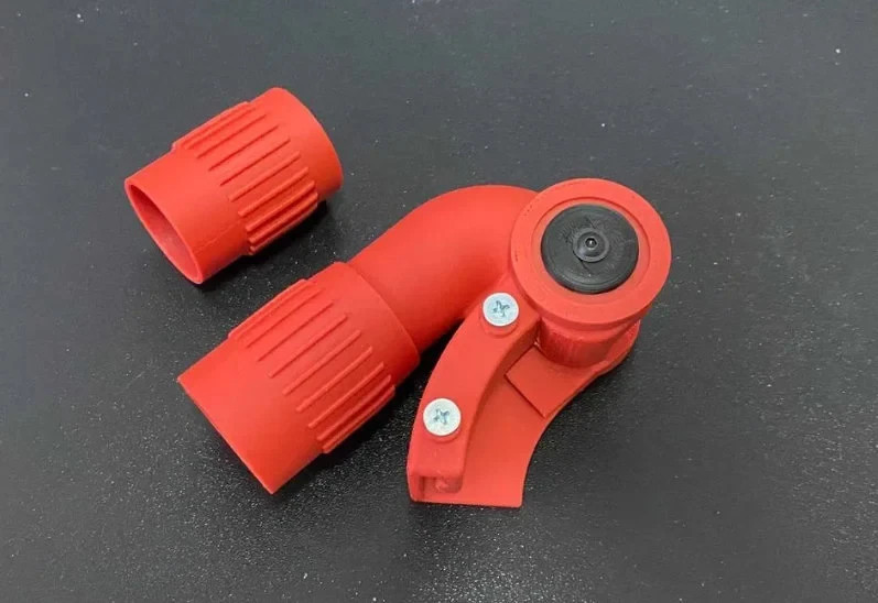 125mm Angle Grinder Dust Collector: 3D Printed ABS Plastic