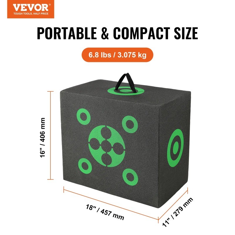 BENTISM Cube XPE Foam Archery & Bow Target