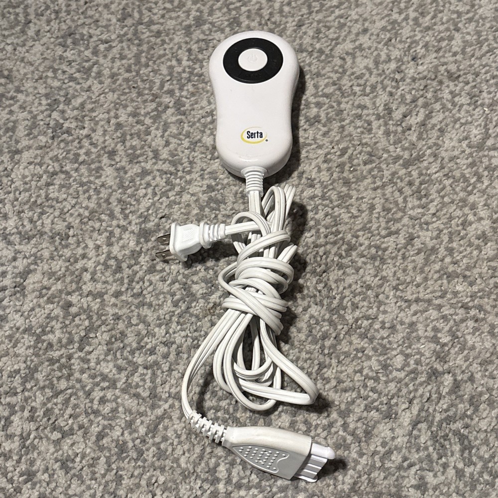 Genuine Serta Throw Blanket Controller Switch PFI-HDE-TW1 White 3-Prong TESTED