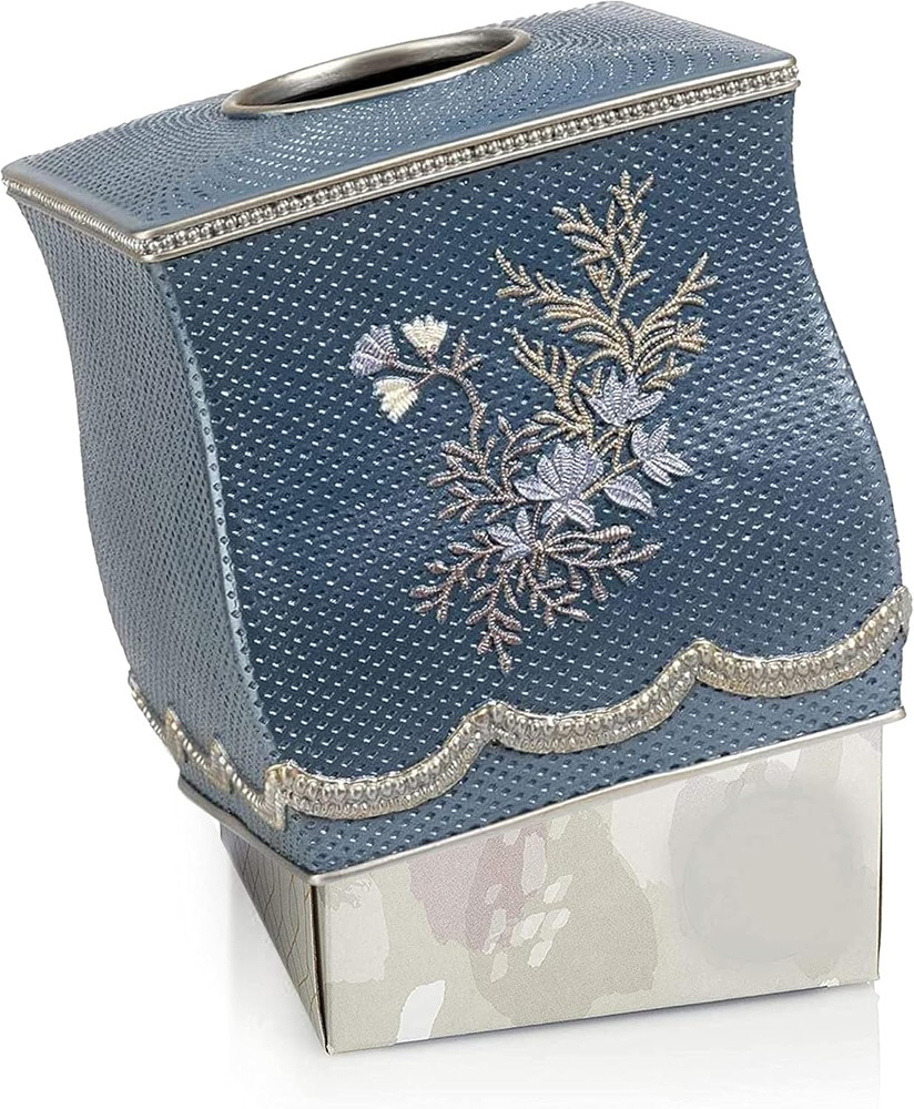 Capri, Tissue Box, Slate Blue