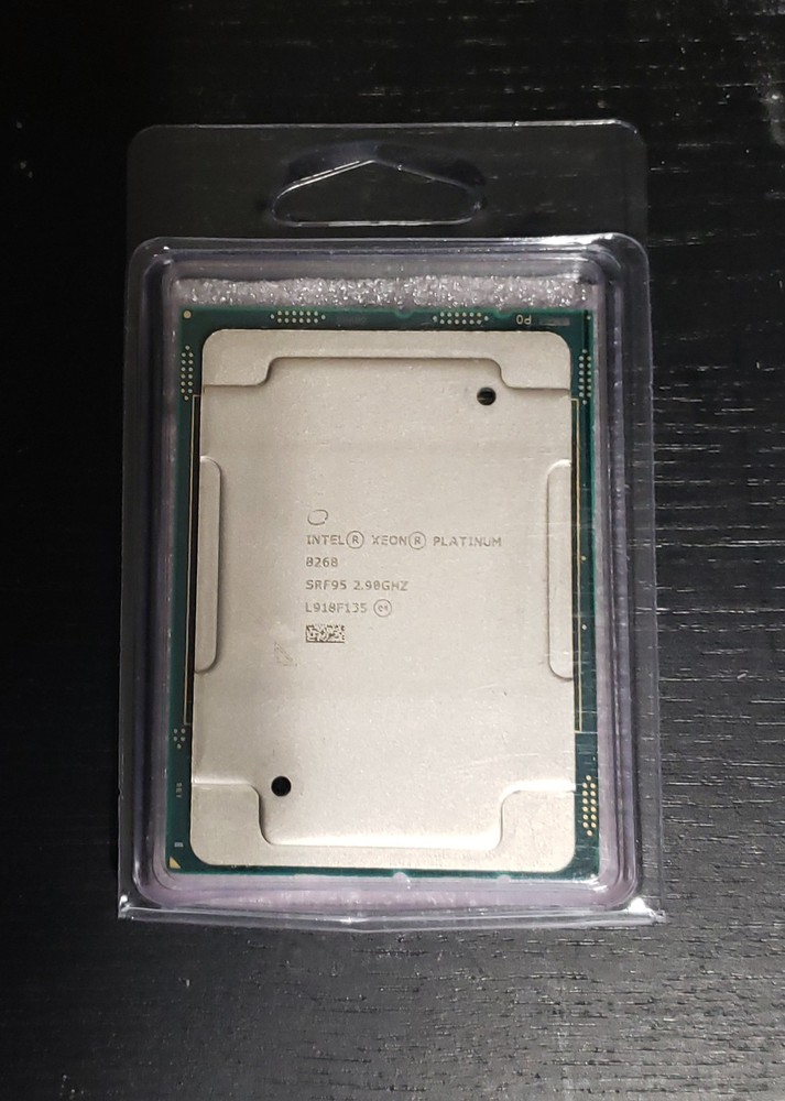 Intel Xeon Platinum 8268 Processor 35.75M Cache, 2.90 GHz Server Processor