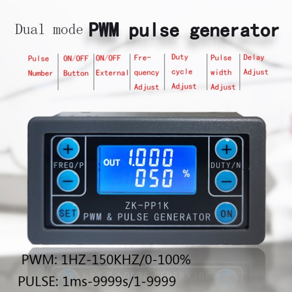 Adjustable PWM Signal Generator Module Pulse Frequency Duty Cycle Square Wave B9