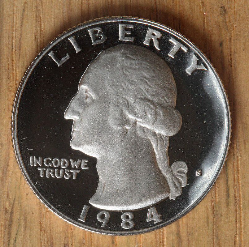 1984 S Washington Quarter Clad 25¢ - Gem Proof
