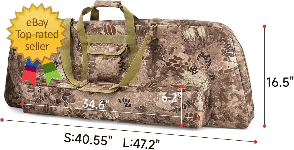Compound Bow Case Soft Bow Case Compound Bow Carry Bag with Arrow Pocket