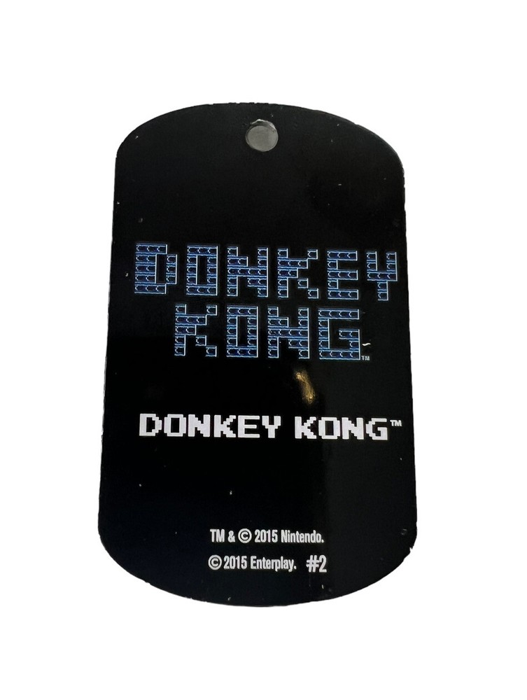 2015 Donkey Kong #2 Dog Tag EUC