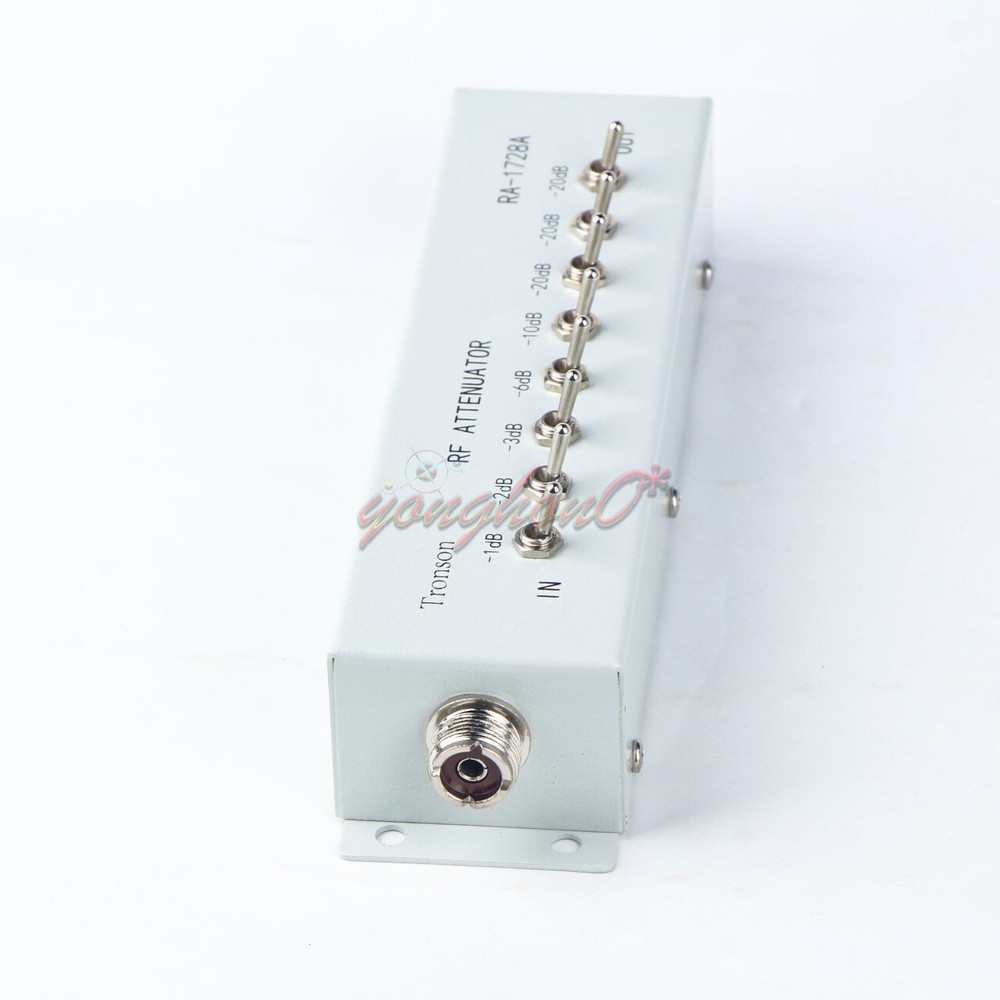 1PCS NEW 0 - 82DB VARIABLE/ STEP ATTENUATOR 50 OHM for Ham Radio Transmitter