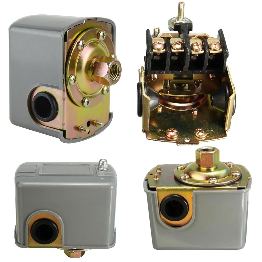 40-60 PSI Well Water Pump Pressure Control Switch Adjustable Double Spring Pole