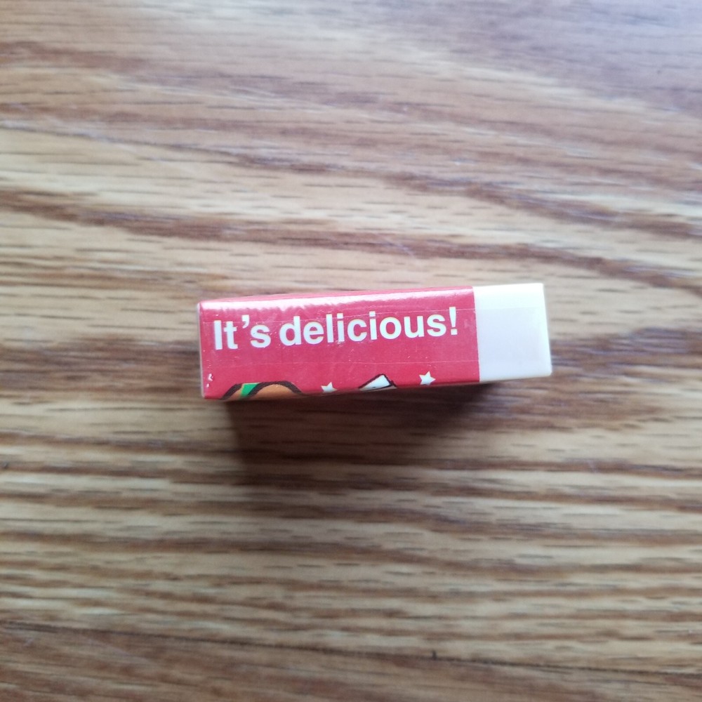 Morning Glory eraser (new in packaging)