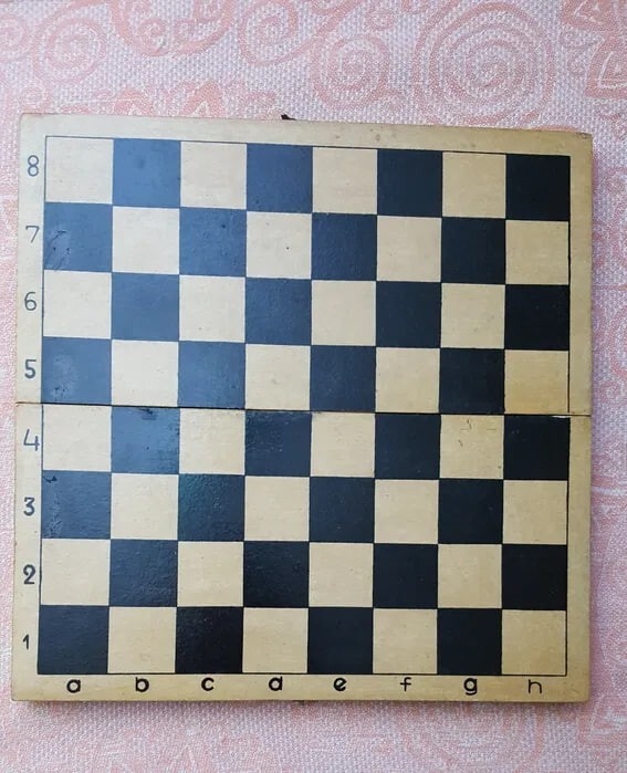 OLD Wooden Chess Set Soviet USSR