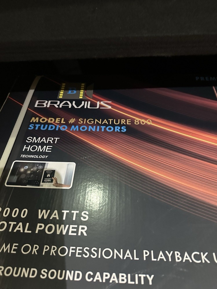 Bravius Signature 800 Studio Monitors