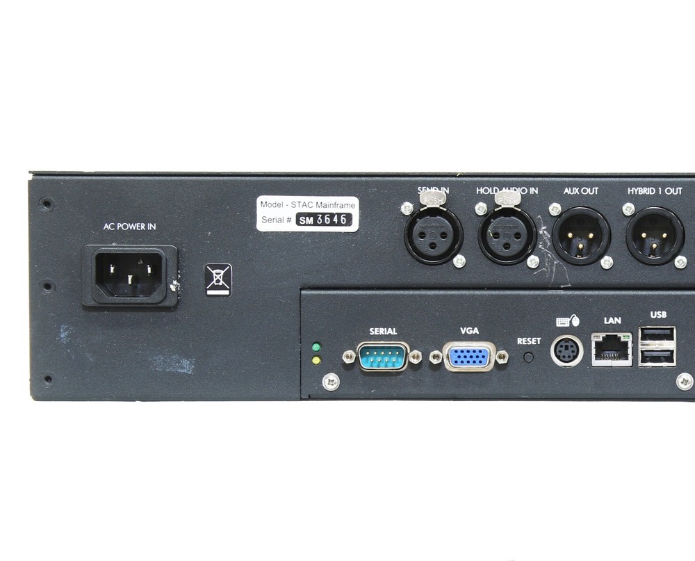 Comrex STAC Mainframe Telephone Talk Management Rack Mountable w/ Power Cord