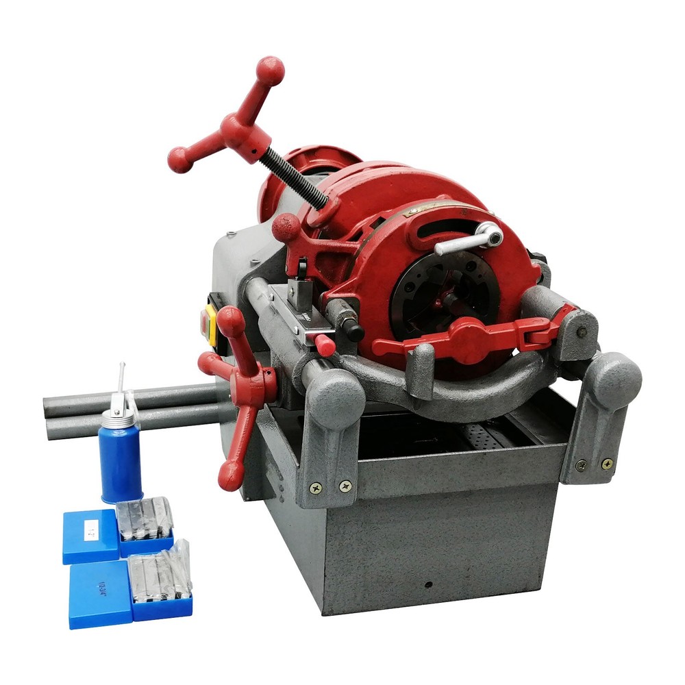 1/2"-2" Pipe Threading Machine 110V 750W Electric Threader 3in1 Multifunctional