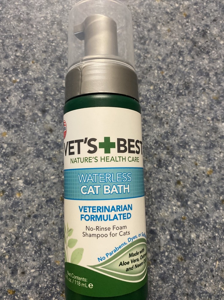 VETS BEST WATERLESS CAT BATH 4oz