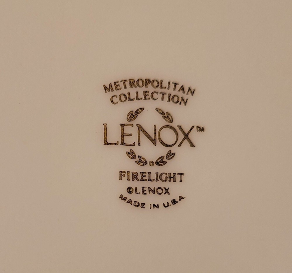 Lenox Firelight Place Setting (4 pieces) EXCELLENT!