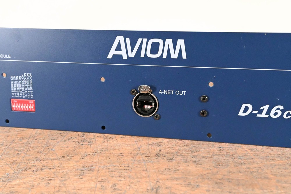 DiGiCo D-16c Aviom A-Net D-Rack Module CG01KLD