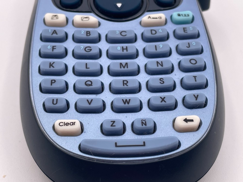 Dymo LetraTag Blue Handheld Label Maker TESTED & WORKING