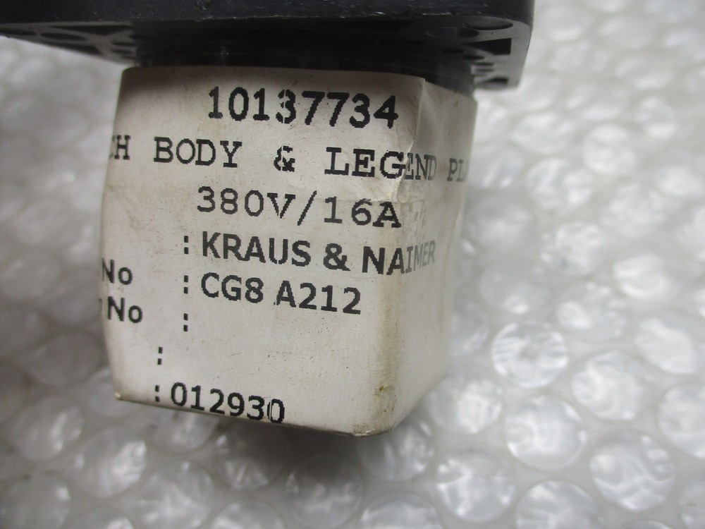 KRAUS & NAIMER CG8 A212 SWITCH NSNP