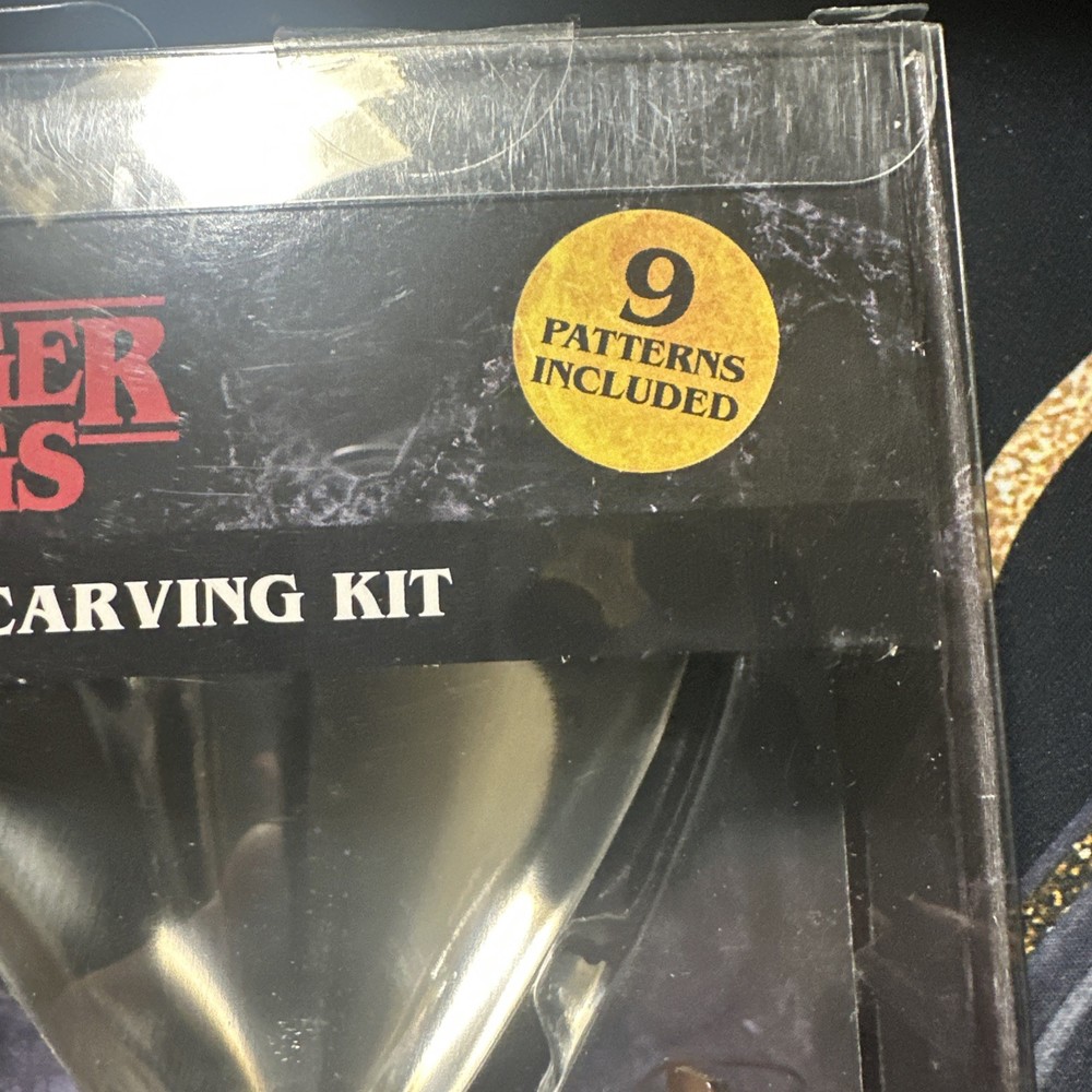 Stranger Things Pumpkin Carving Kit Halloween Netflix Patterns Tools