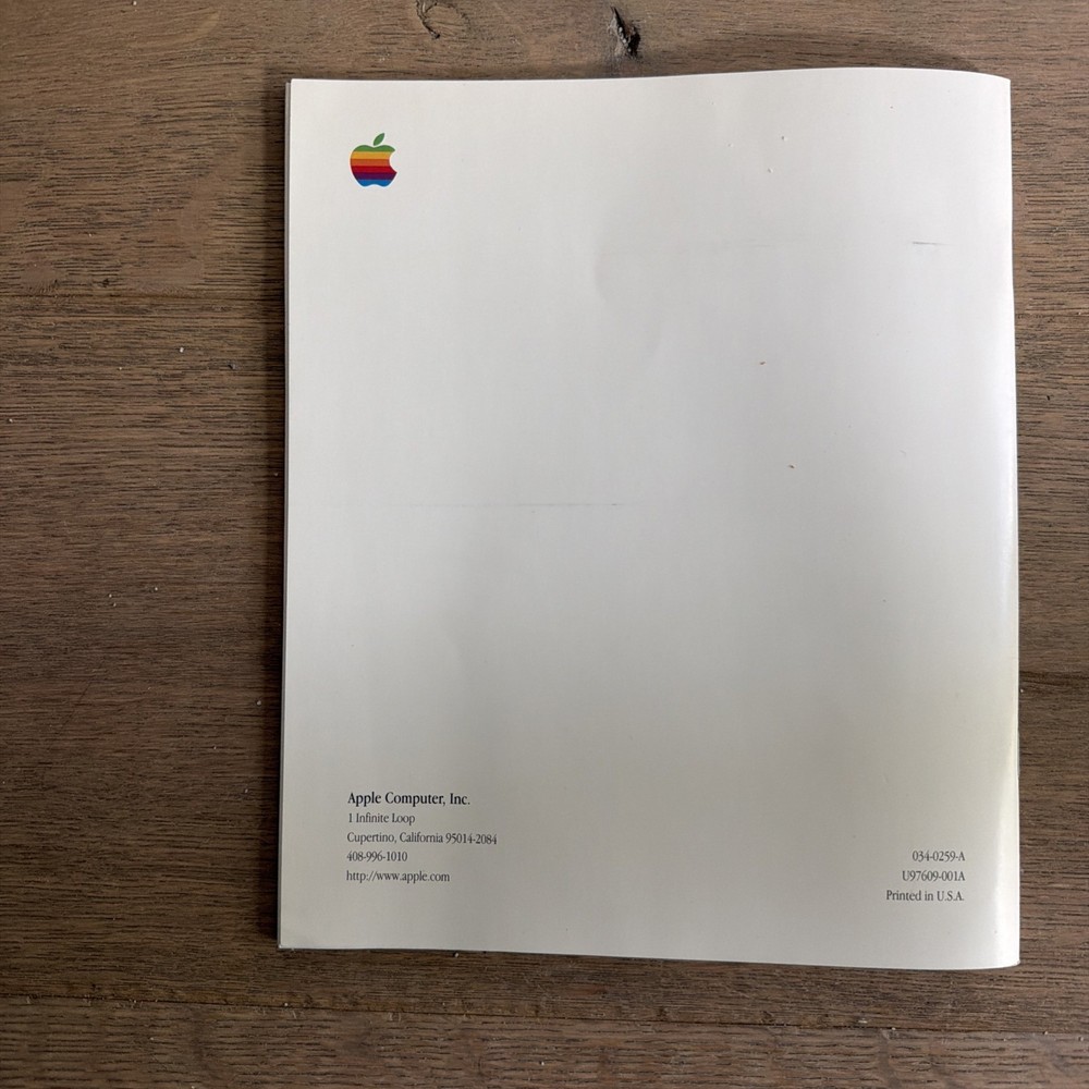 Vintage Apple Mac OS 8 Original Software Manual PC Computer Disk (Complete)