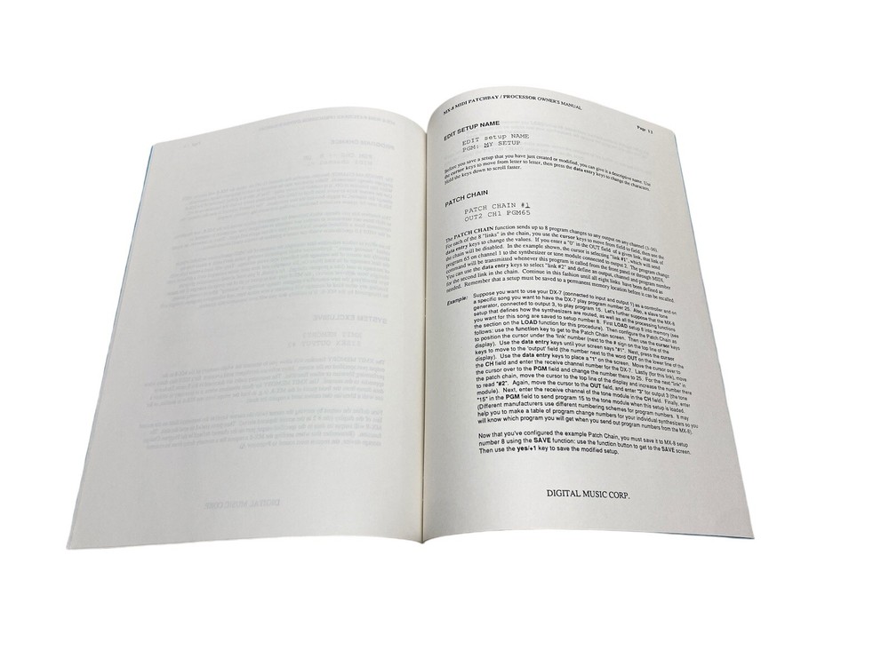 MX-8 MIDI Patchbay Processor Owners Manual