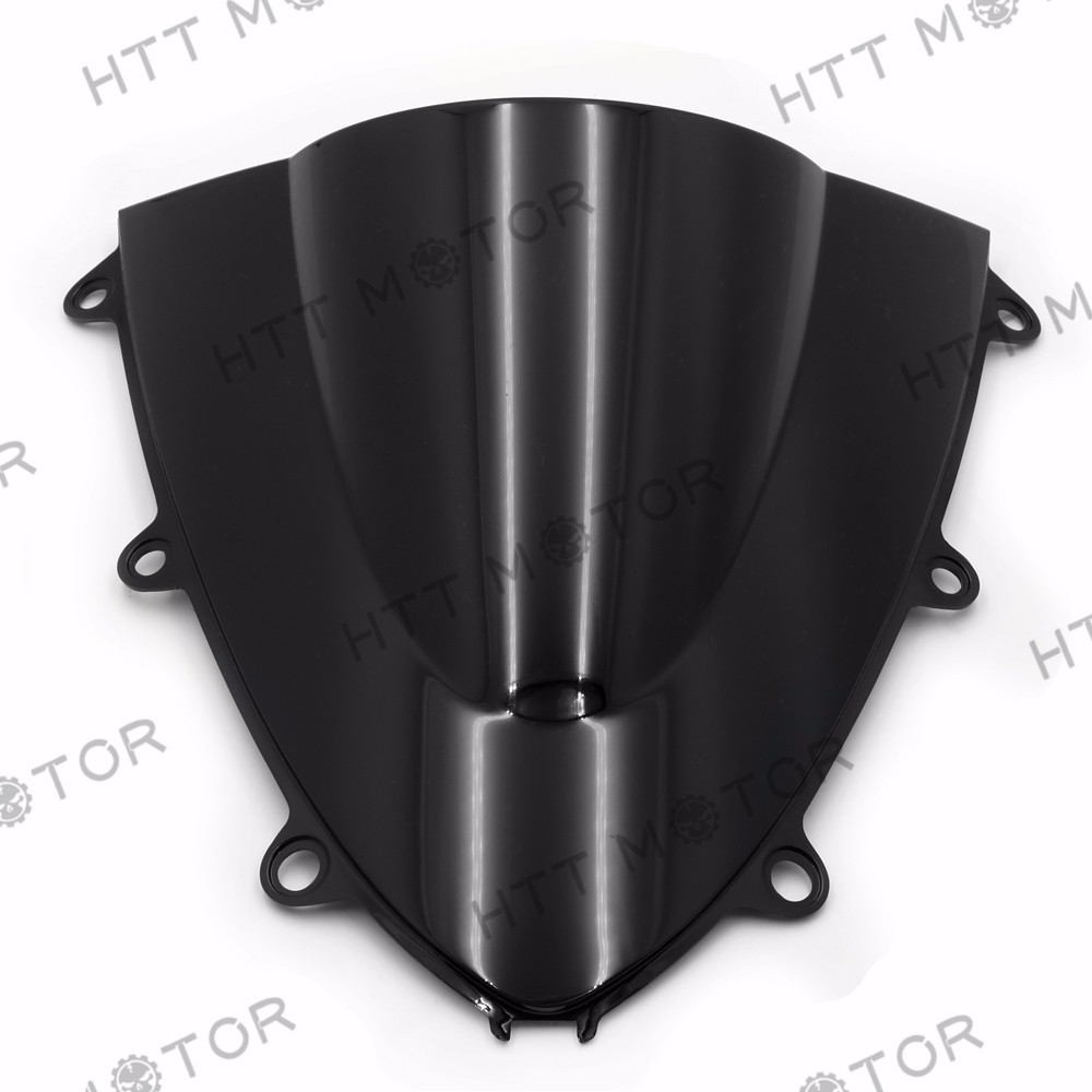 Black Double Bubble Windscreen Windshield for 2008-2011 Honda CBR1000RR