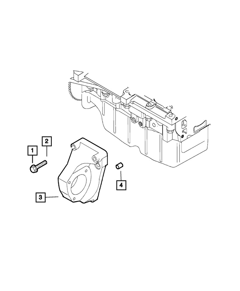 Genuine Mopar Hex Head Bolt Mounting 68094563AA