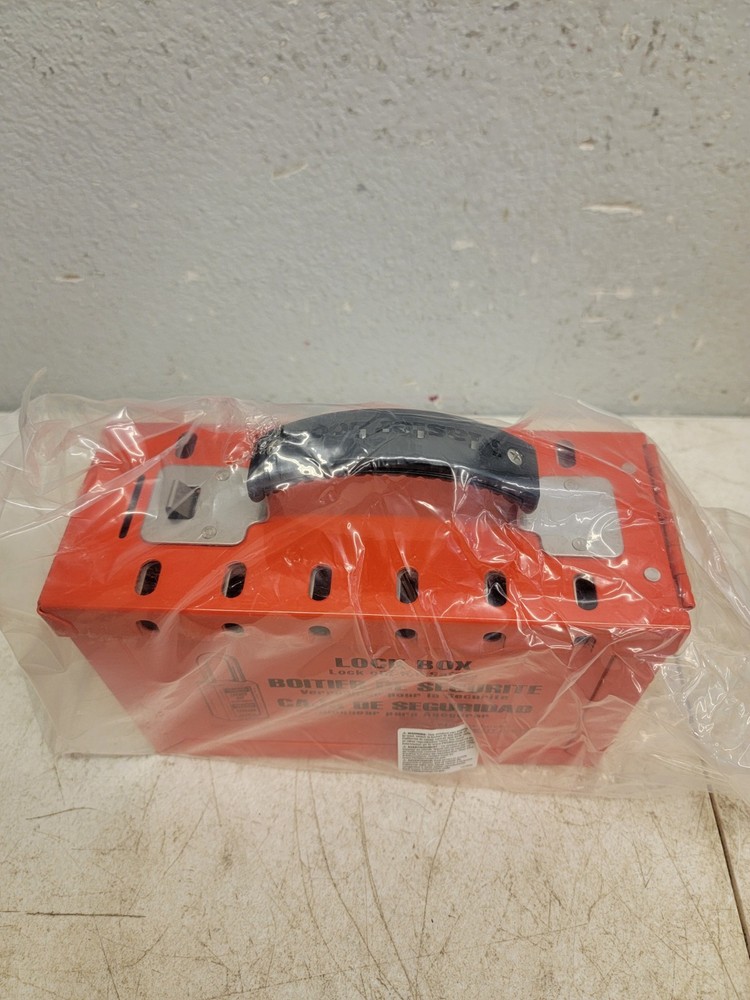 MASTER LOCK 498A Group Lockout Box,12 Locks Max