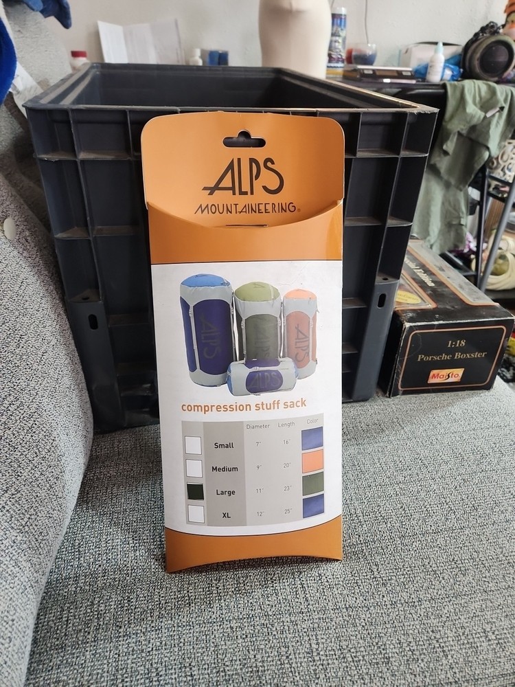 ALPS Mountaineering Compression Stuff Sack Large Black