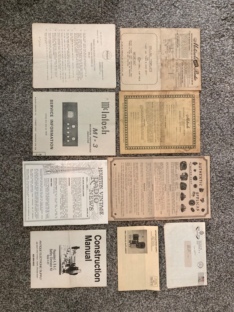 Vintage ephemora