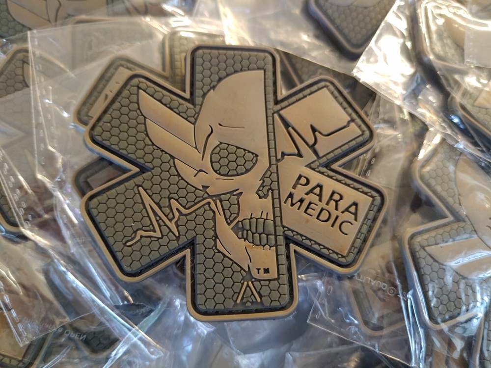 SCULL PARA MEDIC 3D PVC PATCH