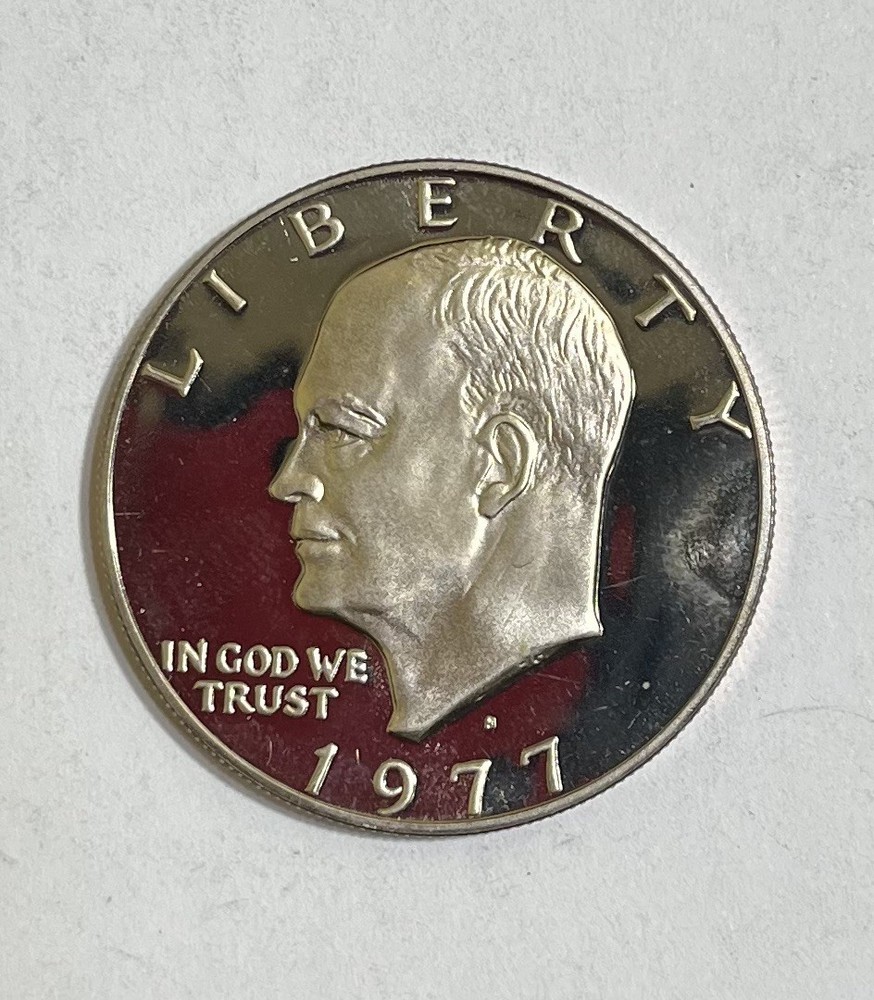 1977-S Eisenhower $1 CLAD Proof