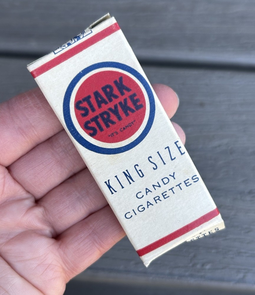 Vintage 1970's STARK STRYKE "It's Candy" King Size CANDY CIGARETTES Box - Empty