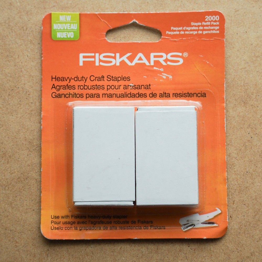 Fiskars ~ Heavy Duty Craft Staples ~ Staple Refill Pack 2000