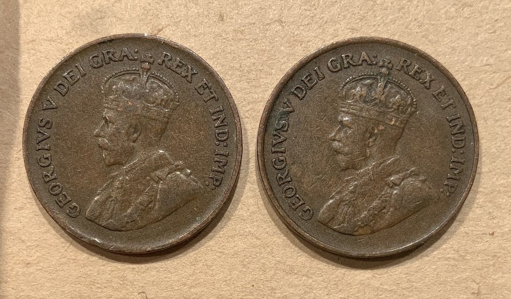 1929 Canada One Cent XF Circulated