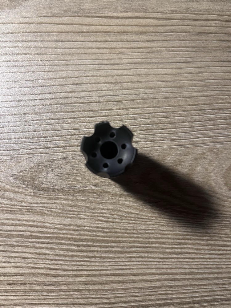 Airsoft/22lr Compensator Threaded 1/2x28 Muzzle Brake Aluminum Used