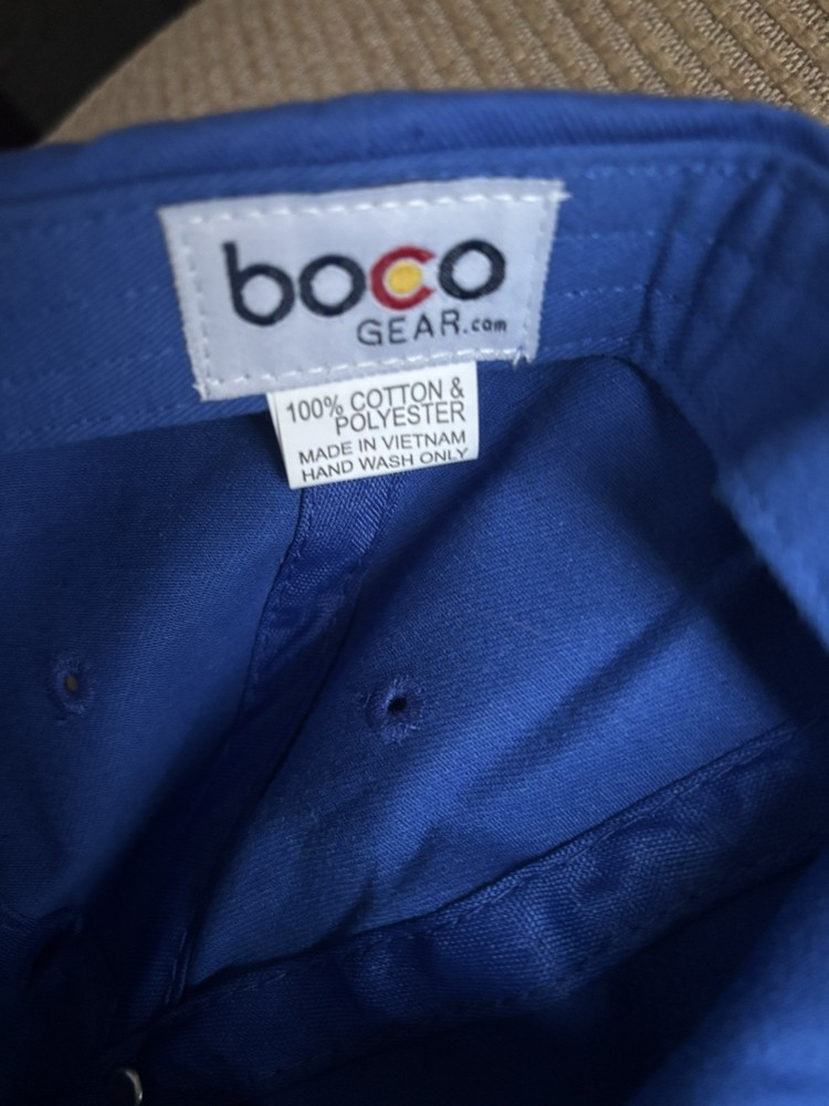 Brooks Running Cap Hat BOCO Gear Cotton Polyester Adjustable Let's Run There