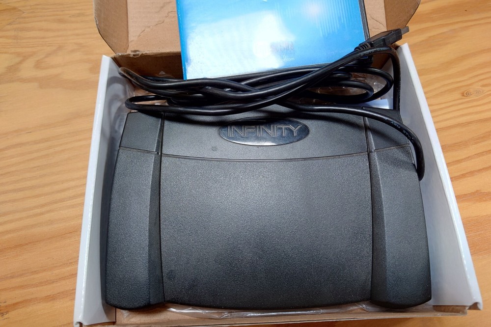 Infinity IN-USB-2 USB Digital Foot Control Computer Transcription Dictation New