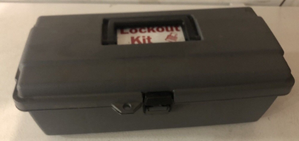 BRADY 65289 Basic Electrical Lockout Toolbox Kit Box Only-Open Box Free Shipping