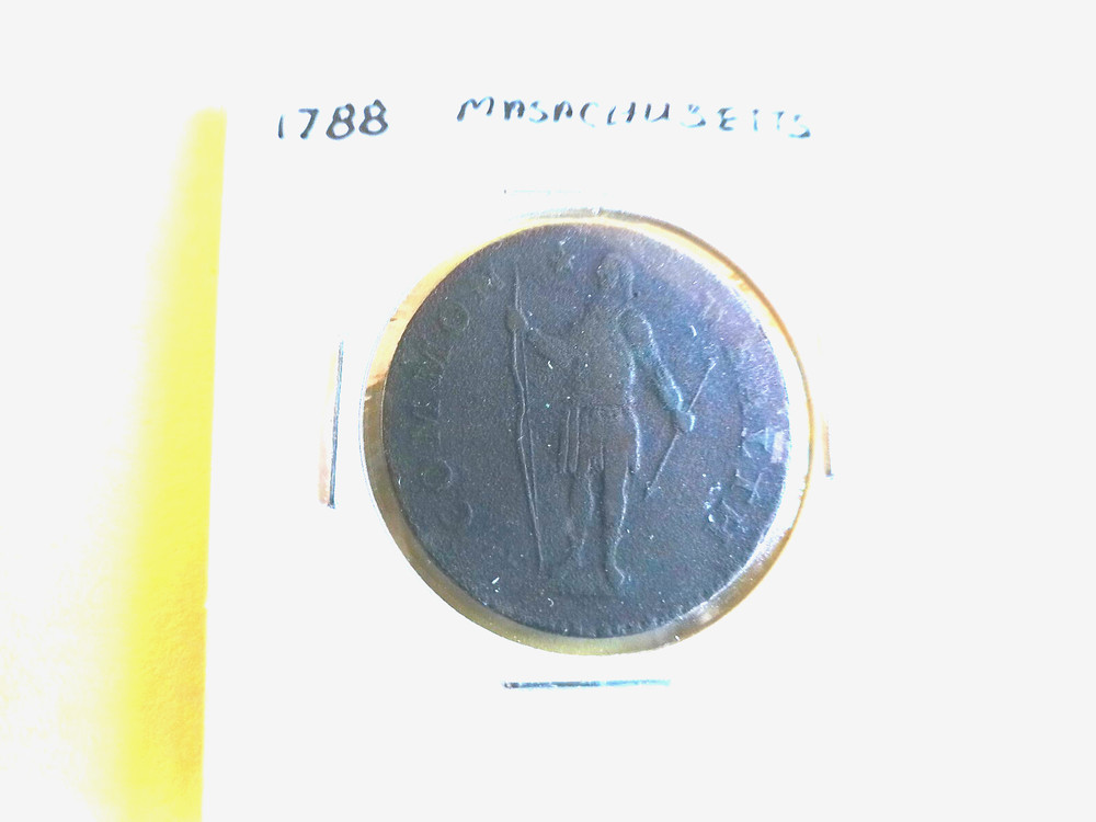 1788 Massachusetts large cent in nice condition
