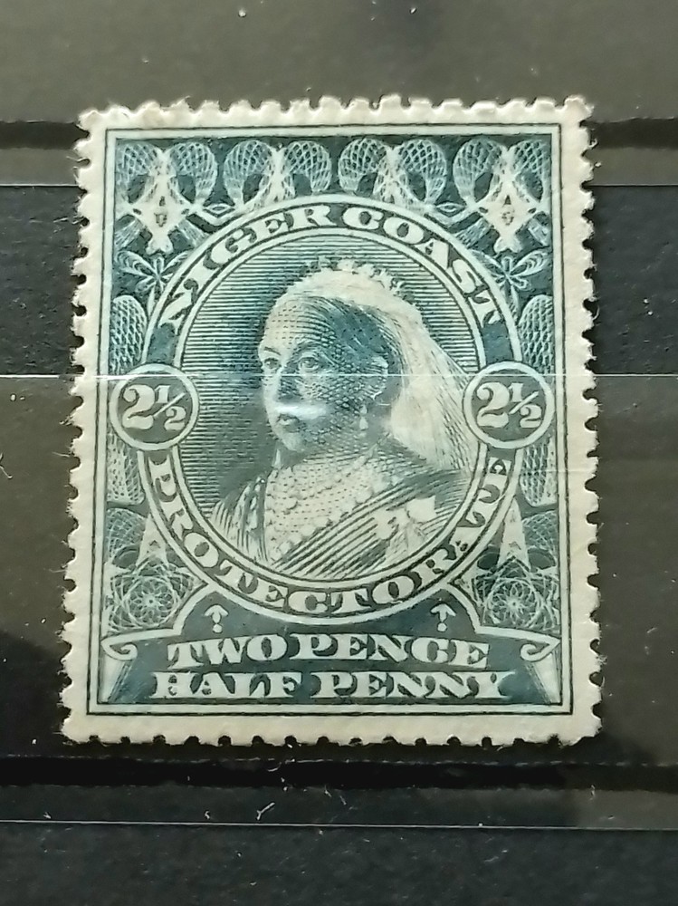 Two Half Penny  Niger Coast SG69