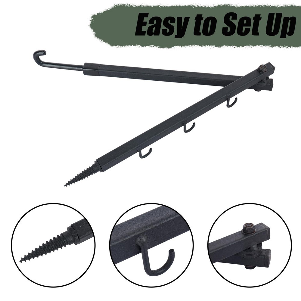 Tree Stand Bow Hanger Gear Holder Accessory Hook - Pack of 3