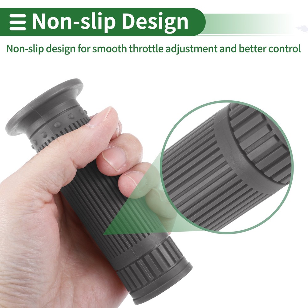 1" 25mm Motorcycle Knobs Handlebar Cover TPU Grey