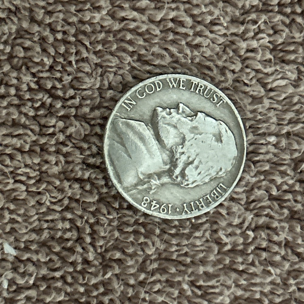 1948 Jefferson nickel no mint mark