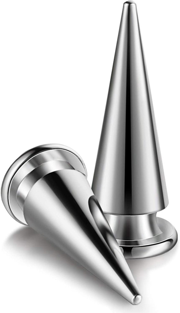 170 Pieces Multiple Sizes Cone Spikes Screwback Studs Rivets Large Medium Small