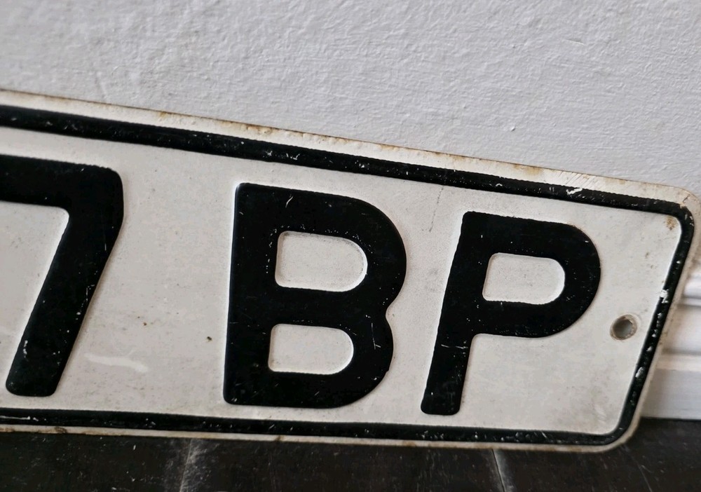 SOVIET UNION CCCP USSR LICENSE PLATE BP
