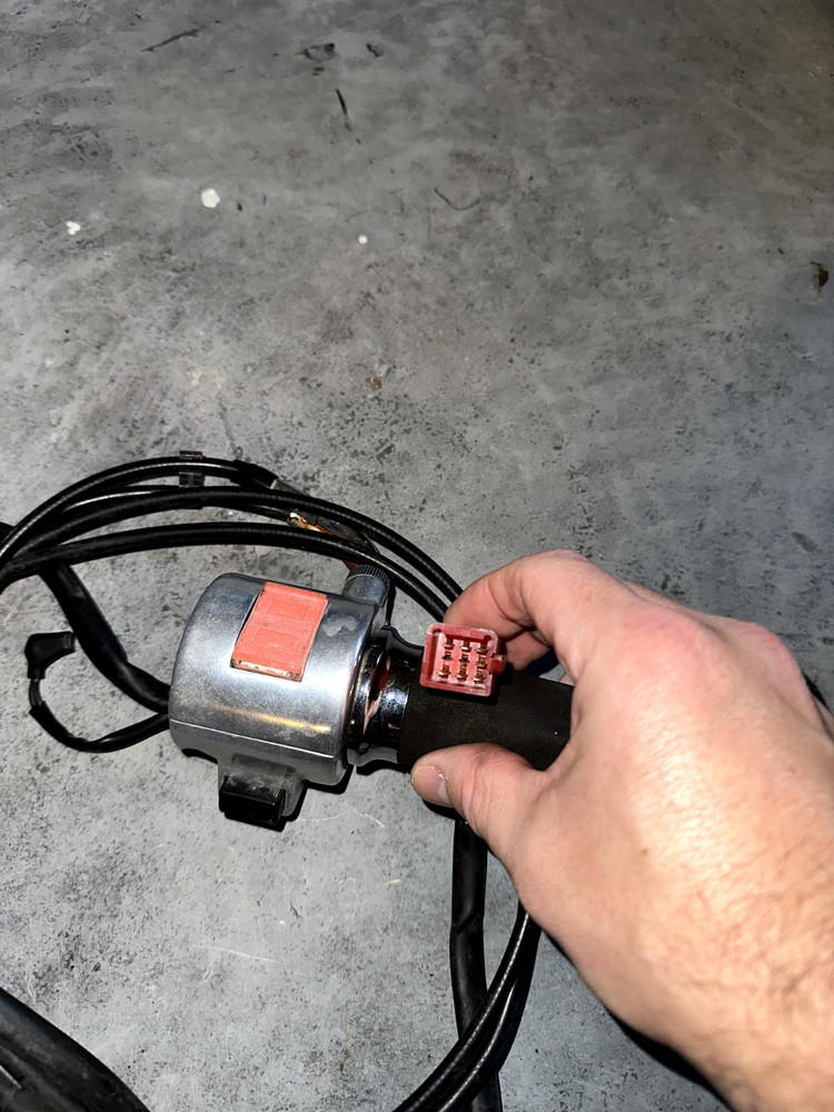 2003 Honda VTX1800 RIGHT CONTROLS THROTTLE CABLE START STOP SWITCH